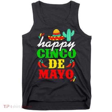 Happy 5 De Mayo Cinco de Mayo Viva Mexico 5 De Mayo Tank Top