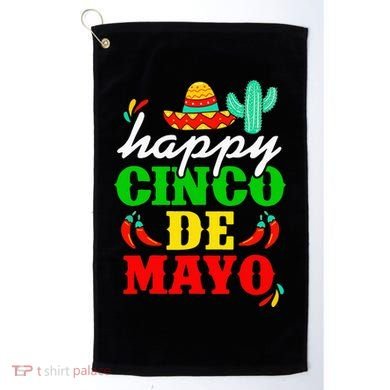 Happy 5 De Mayo Cinco de Mayo Viva Mexico 5 De Mayo Golf Towel