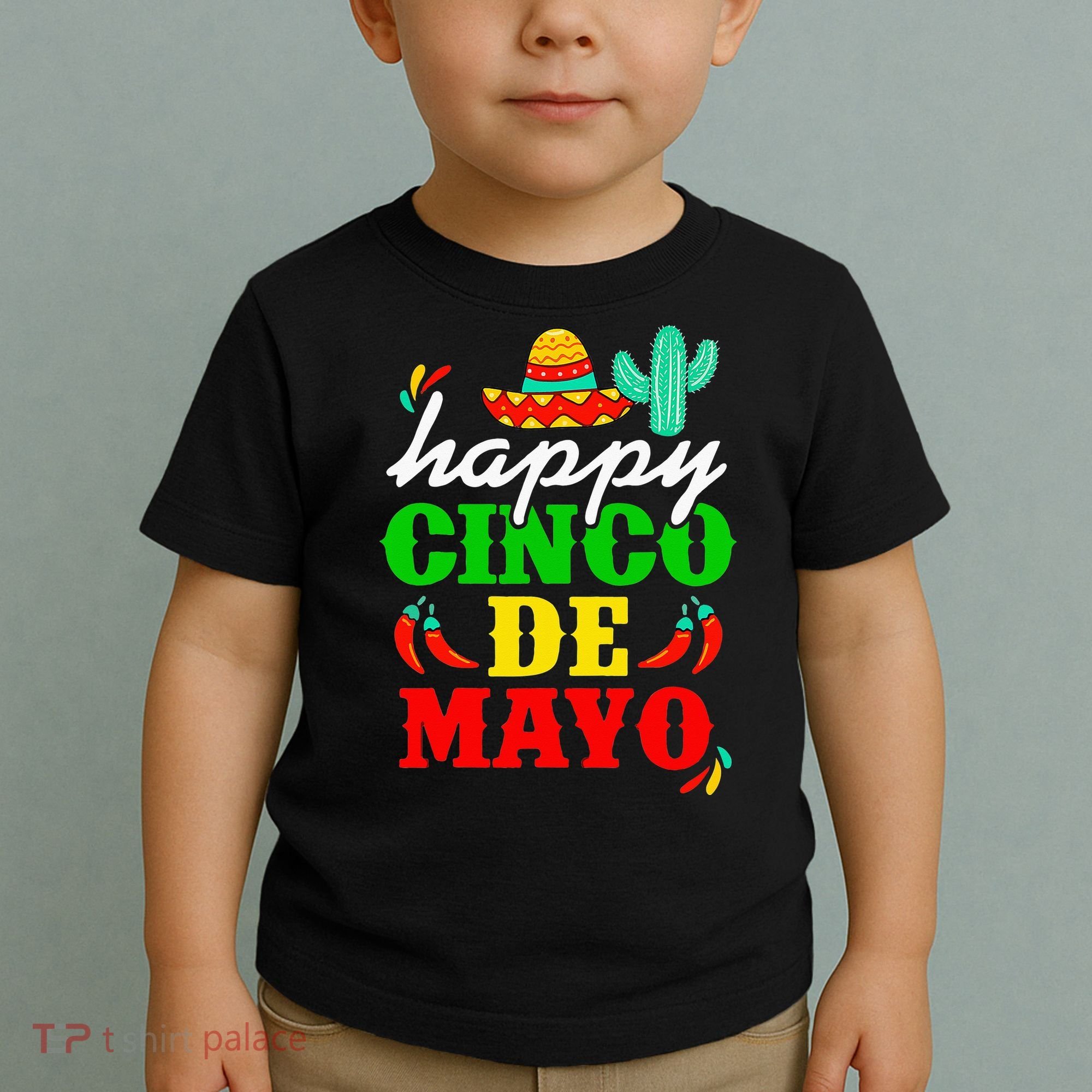 Happy 5 De Mayo Cinco de Mayo Viva Mexico 5 De Mayo Toddler T-Shirt