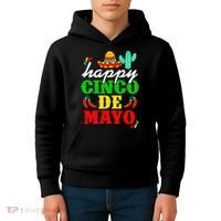 Happy 5 De Mayo Cinco de Mayo Viva Mexico 5 De Mayo Kids Hoodie thumb 4
