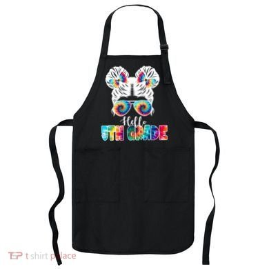 Hello 5th Grade Colorful Apron