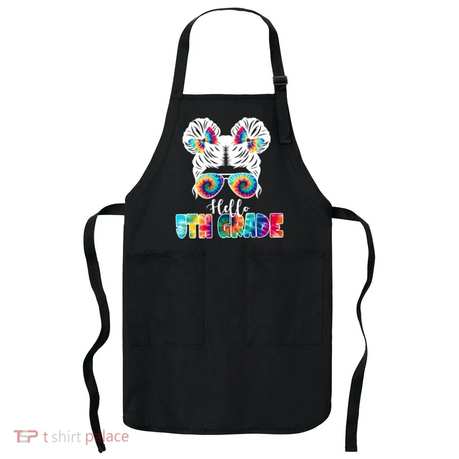 Hello 5th Grade Colorful Apron