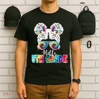 Hello 5th Grade Colorful T-Shirt thumb 6
