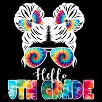 Hello 5th Grade Colorful T-Shirt thumb 7