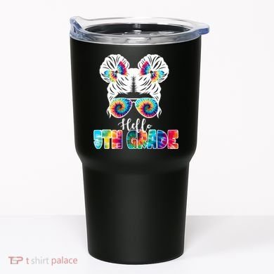 Hello 5th Grade Colorful Tumbler