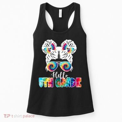 Hello 5th Grade Colorful Women's Tank Top