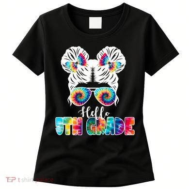 Hello 5th Grade Colorful Women's T-Shirt