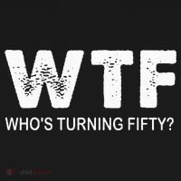 Happy 50th Party Wtf WhoS Turning Fifty Funny 50th Birthday Women's Tank Top thumb 5