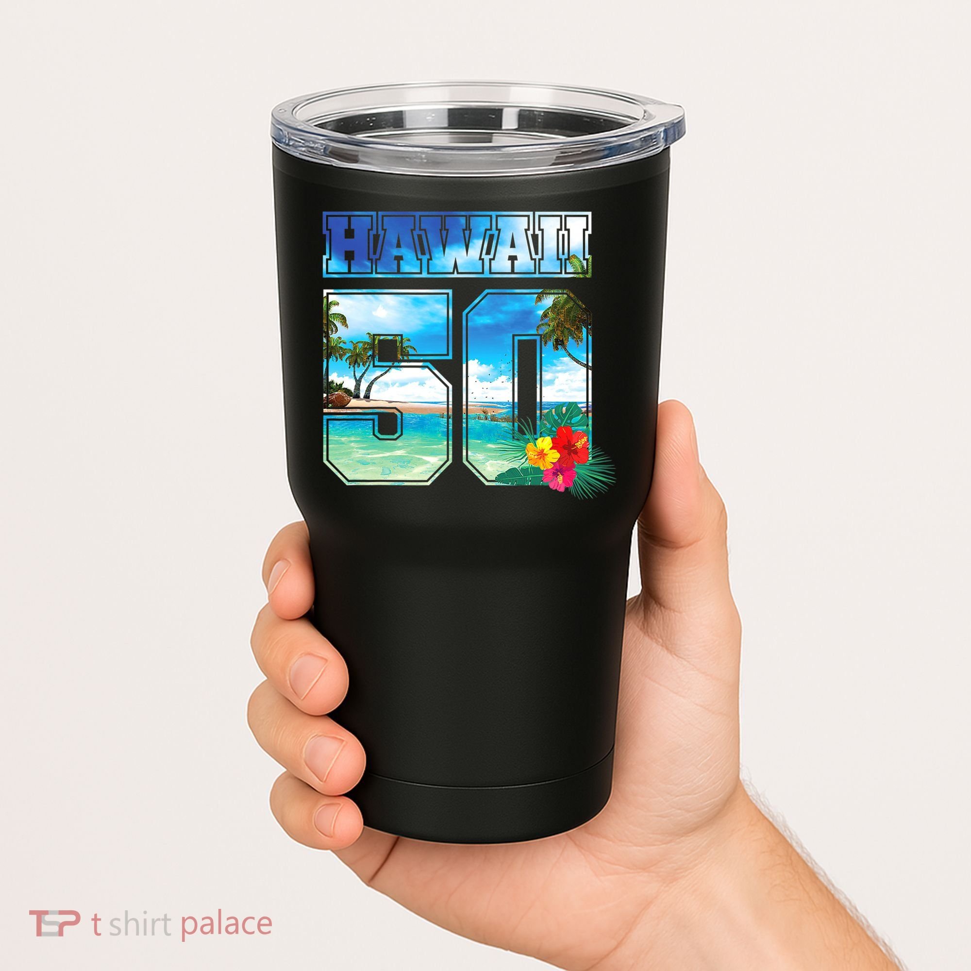 Hawaii 50th State Hawaii Hibiscus 50 Tumbler