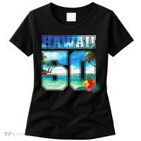 Hawaii 50th State Hawaii Hibiscus 50 Women's T-Shirt thumb 0