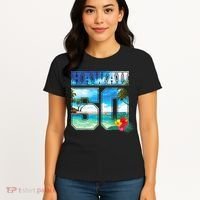 Hawaii 50th State Hawaii Hibiscus 50 Women's T-Shirt thumb 4