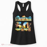 Hawaii 50Th State Hawaiian Beach Hibiscus 50 Maui Sunset Women's Tank Top thumb 0