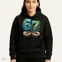 Hand 67 Earth Day 6 7 Six Seven Meme Hoodie thumb 5