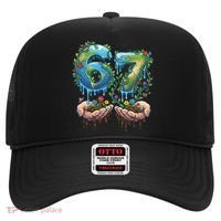 Hand 67 Earth Day 6 7 Six Seven Meme Hat thumb 0