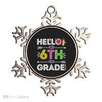 Hello 6Th Grade Sixth Teacher Student Back To School Gift Ornament thumb 0