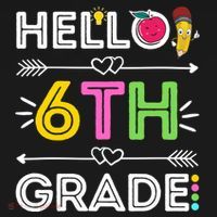 Hello 6Th Grade Sixth Teacher Student Back To School Gift Ornament thumb 1
