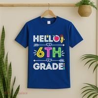 Hello 6Th Grade Sixth Teacher Student Back To School Gift T-Shirt thumb 2