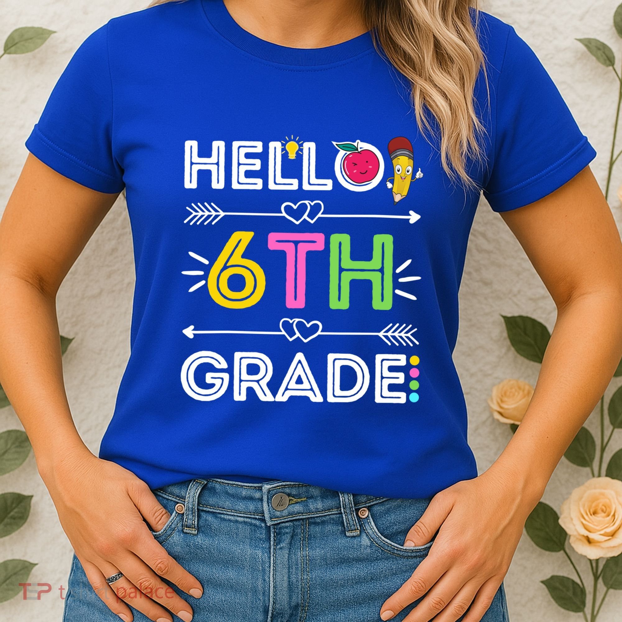 Hello 6Th Grade Sixth Teacher Student Back To School Gift Women's T-Shirt