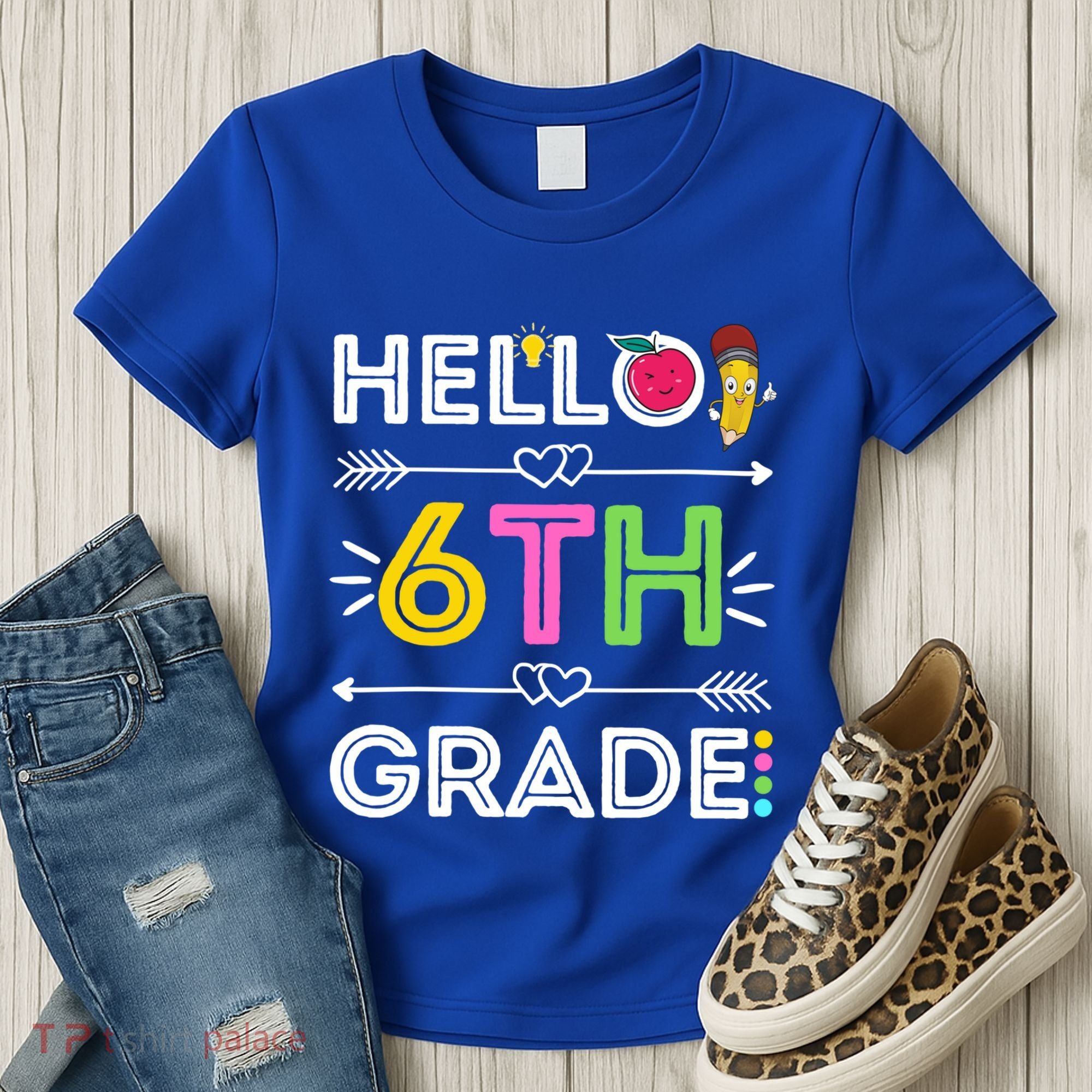 Hello 6Th Grade Sixth Teacher Student Back To School Gift Women's T-Shirt