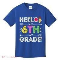 Hello 6Th Grade Sixth Teacher Student Back To School Gift Kids T-Shirt thumb 0