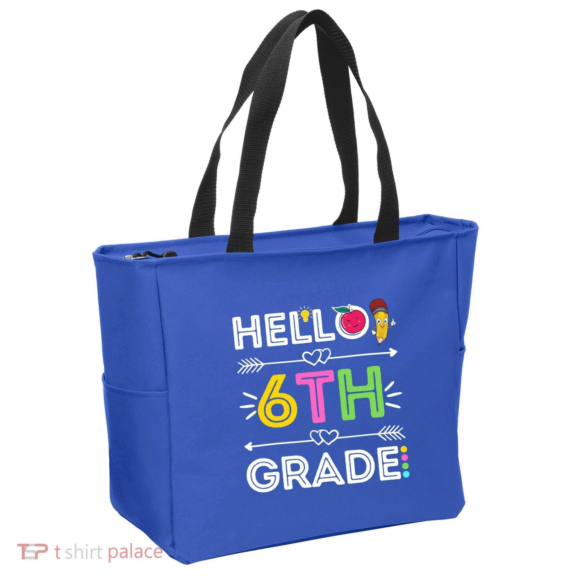 Hello 6Th Grade Sixth Teacher Student Back To School Gift Tote Bag