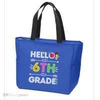 Hello 6Th Grade Sixth Teacher Student Back To School Gift Tote Bag thumb 3