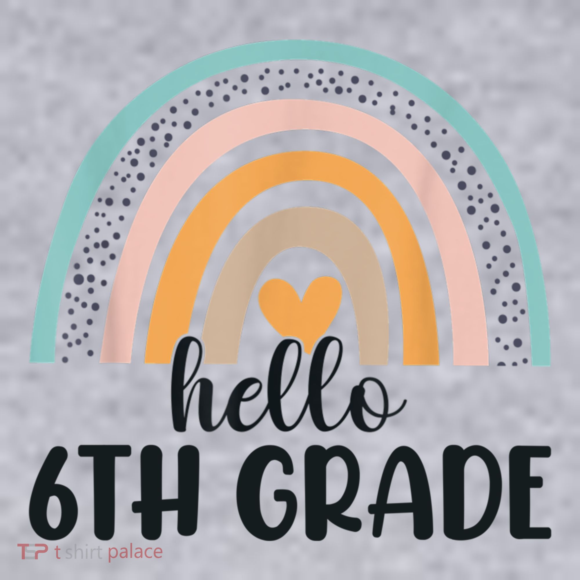 Hello 6Th Grade Rainbow Back To School Teachers Gift Women's Sweatshirt