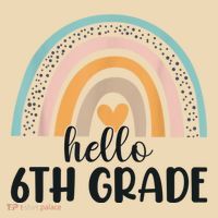 Hello 6Th Grade Rainbow Back To School Teachers Gift Tote Bag thumb 4