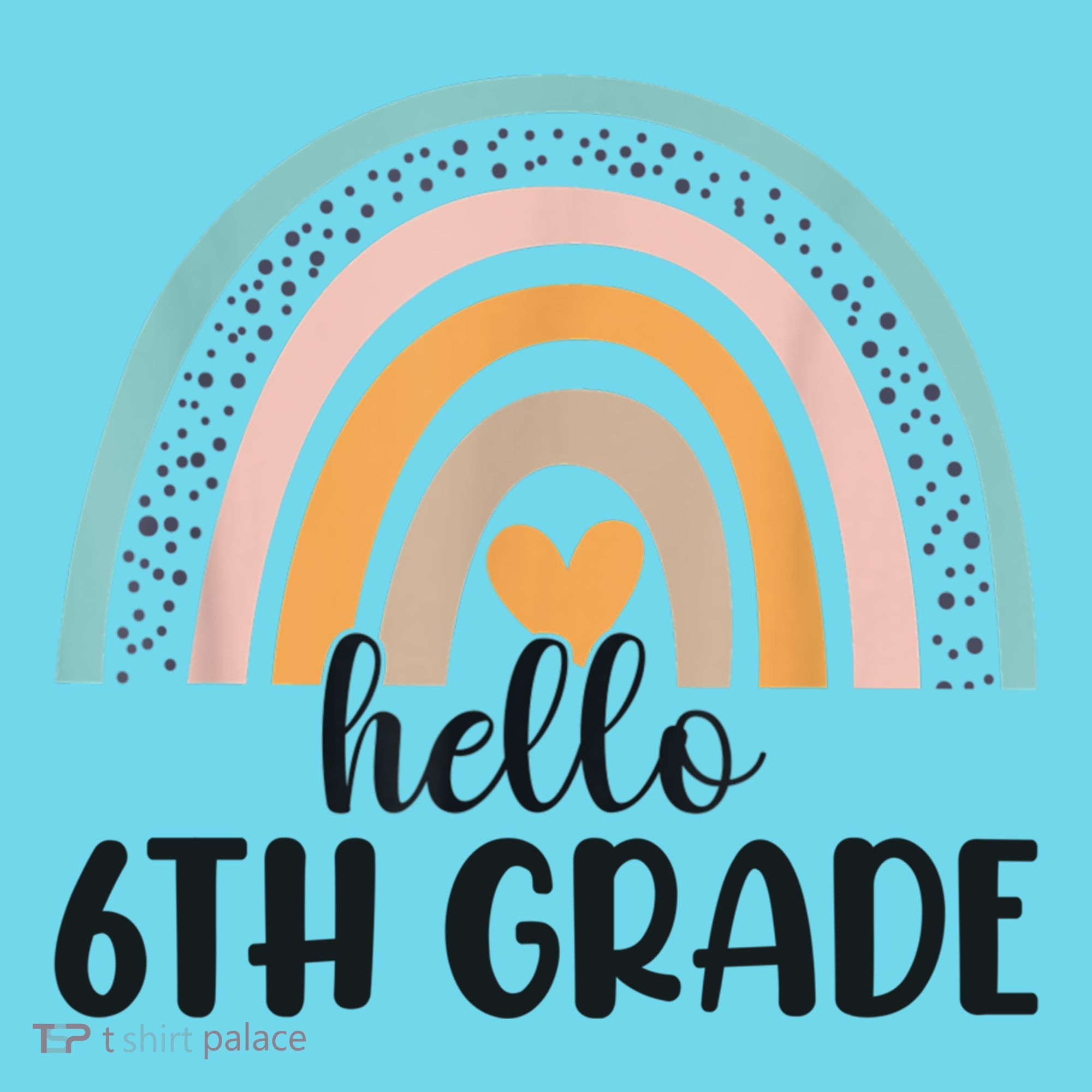 Hello 6Th Grade Rainbow Back To School Teachers Gift Long Sleeve Shirt