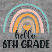 Hello 6Th Grade Rainbow Back To School Teachers Gift Toddler Hoodie thumb 2