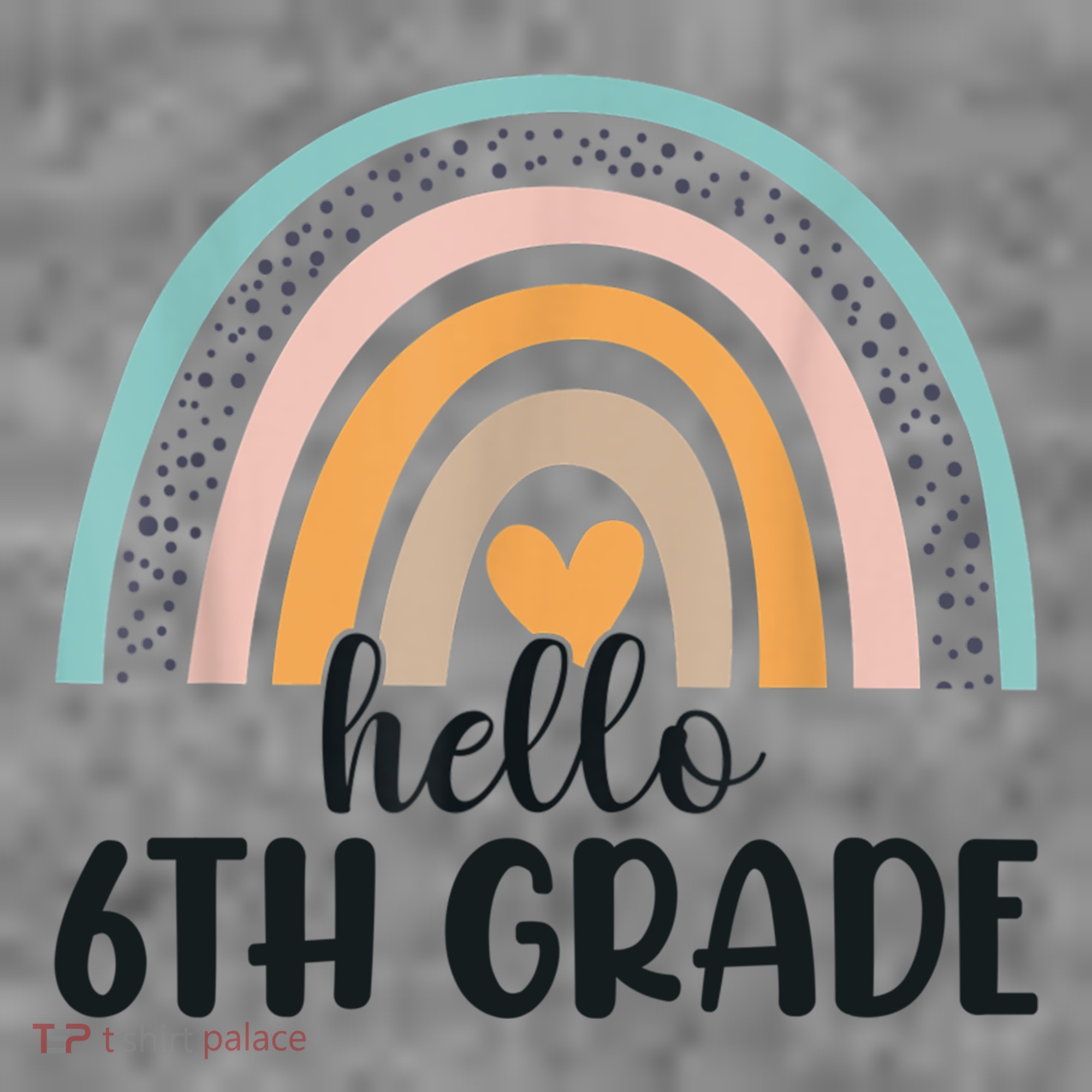 Hello 6Th Grade Rainbow Back To School Teachers Gift Toddler Hoodie