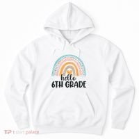 Hello 6Th Grade Rainbow Back To School Teachers Gift Hoodie thumb 0