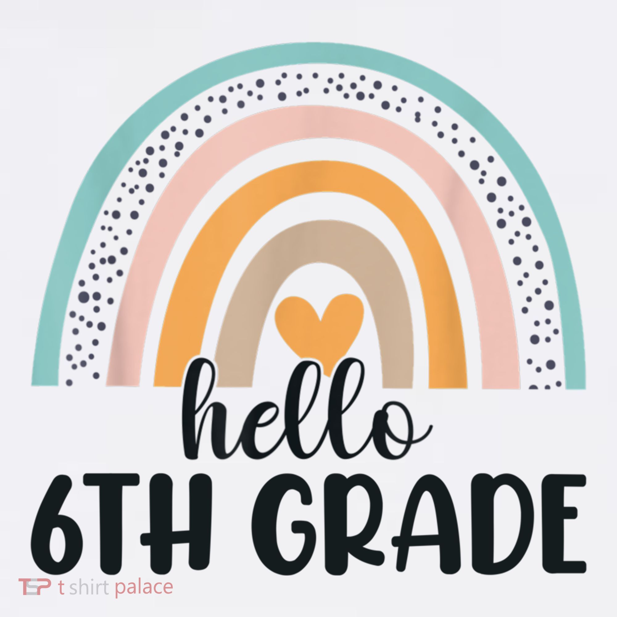 Hello 6Th Grade Rainbow Back To School Teachers Gift Mousepad