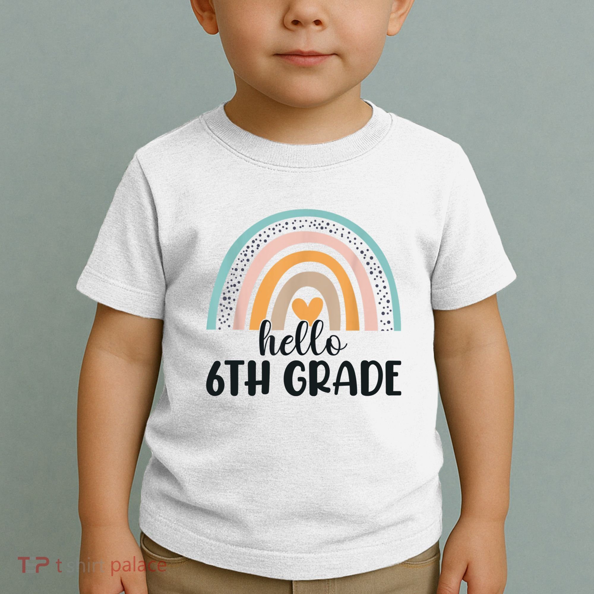 Hello 6Th Grade Rainbow Back To School Teachers Gift Toddler T-Shirt