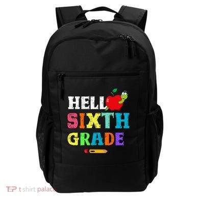 Hello 6Th Sixth Grade Cute Gift Funny 6Th Sixth Grade Back To Gift Backpack