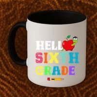Hello 6Th Sixth Grade Cute Gift Funny 6Th Sixth Grade Back To Gift Coffee Mug thumb 2