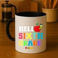 Hello 6Th Sixth Grade Cute Gift Funny 6Th Sixth Grade Back To Gift Coffee Mug thumb 4