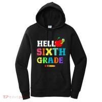 Hello 6Th Sixth Grade Cute Gift Funny 6Th Sixth Grade Back To Gift Women's Hoodie thumb 0