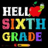 Hello 6Th Sixth Grade Cute Gift Funny 6Th Sixth Grade Back To Gift Women's Hoodie thumb 2