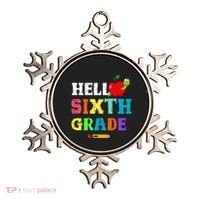 Hello 6Th Sixth Grade Cute Gift Funny 6Th Sixth Grade Back To Gift Ornament thumb 0
