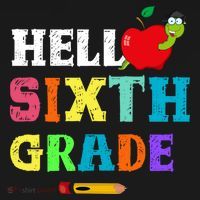 Hello 6Th Sixth Grade Cute Gift Funny 6Th Sixth Grade Back To Gift Women's Perfect Tri Rocker Tank thumb 4