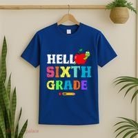 Hello 6Th Sixth Grade Cute Gift Funny 6Th Sixth Grade Back To Gift T-Shirt thumb 2