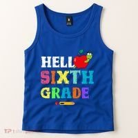 Hello 6Th Sixth Grade Cute Gift Funny 6Th Sixth Grade Back To Gift Tank Top thumb 2