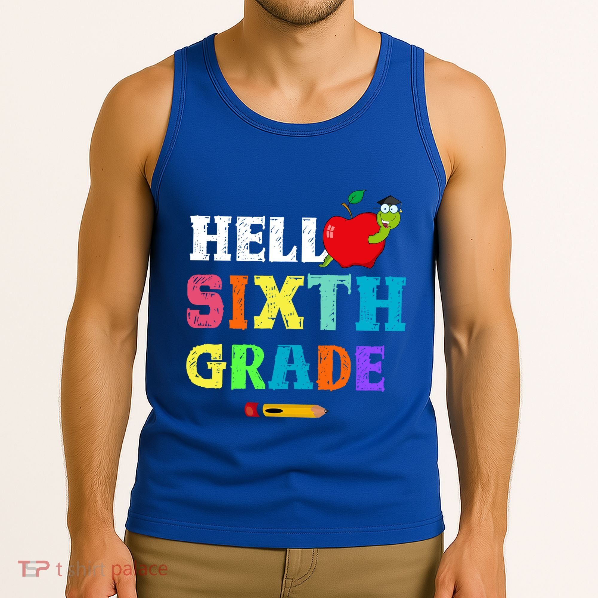 Hello 6Th Sixth Grade Cute Gift Funny 6Th Sixth Grade Back To Gift Tank Top