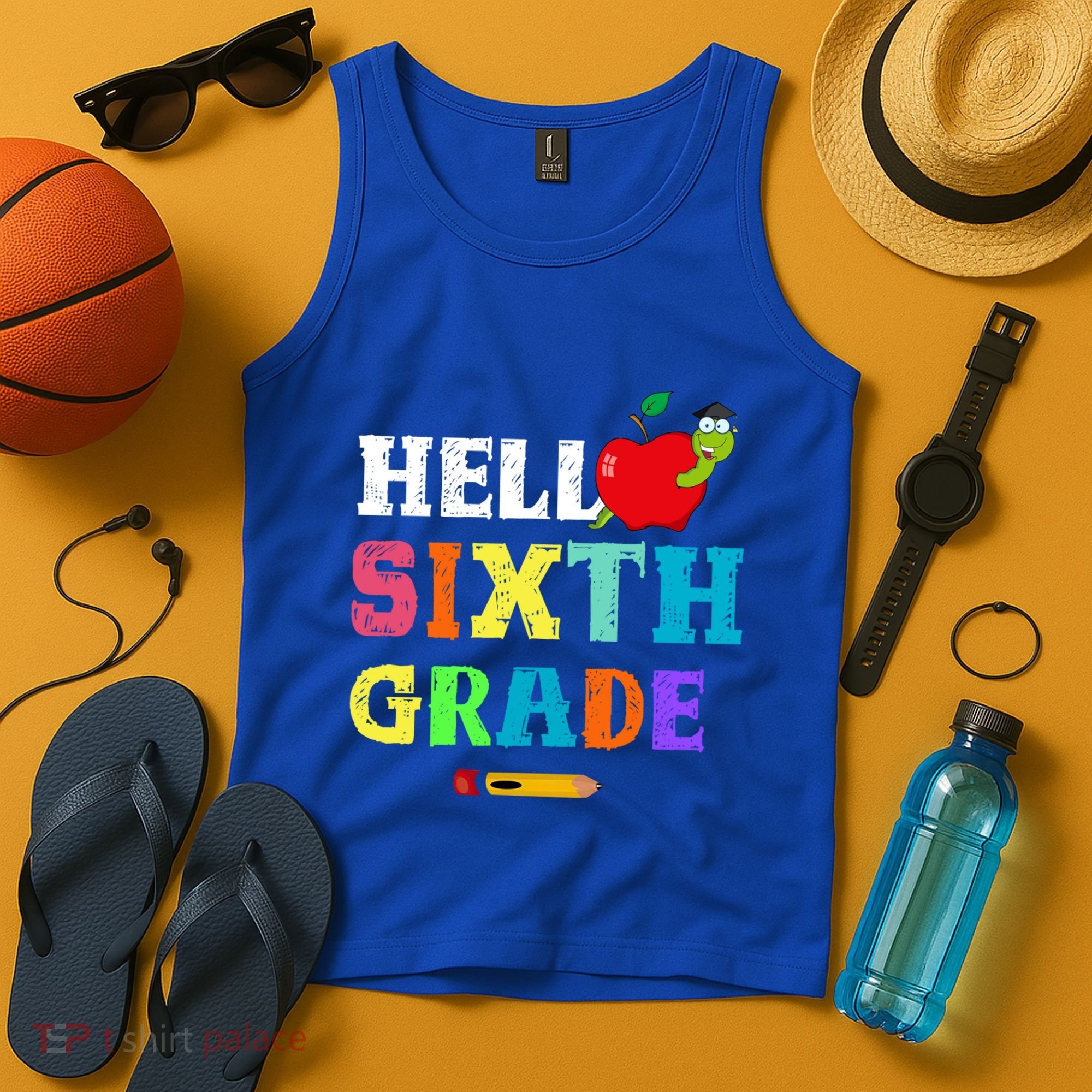Hello 6Th Sixth Grade Cute Gift Funny 6Th Sixth Grade Back To Gift Tank Top