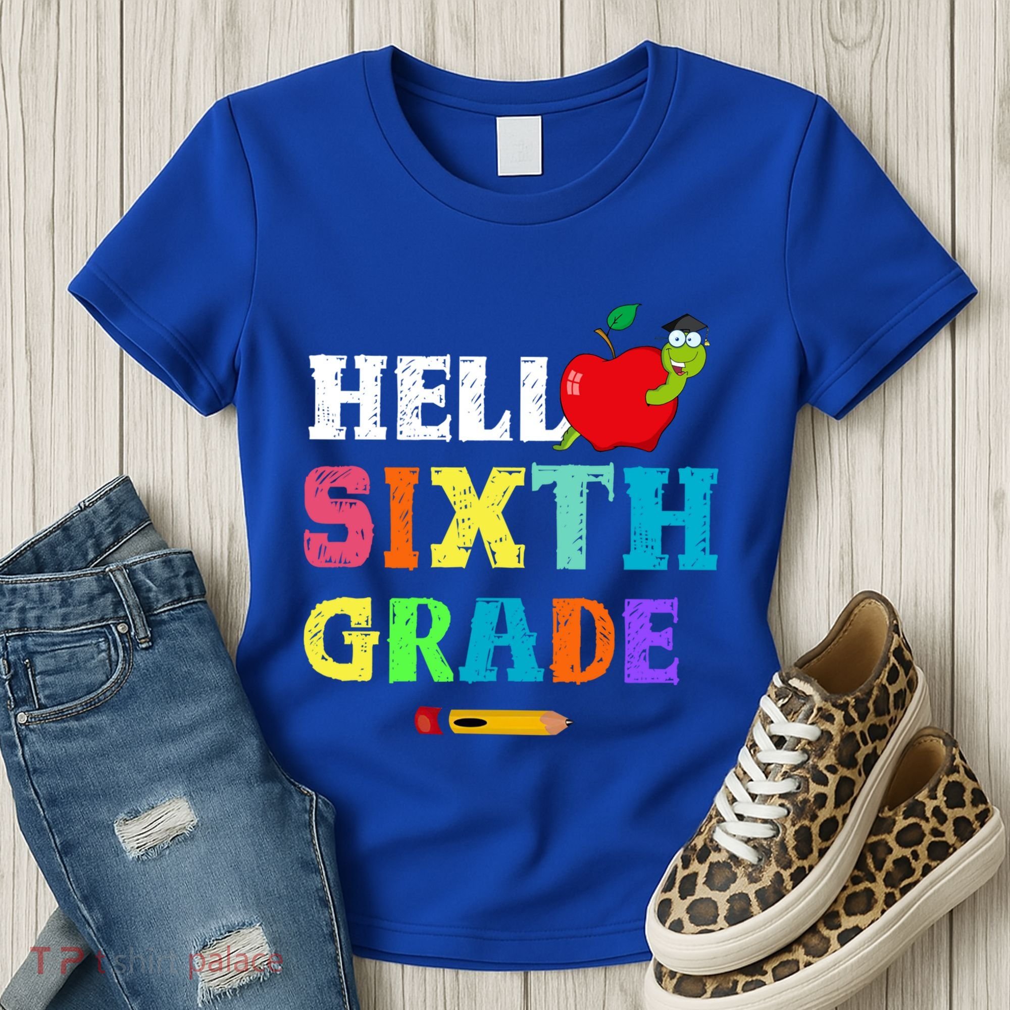 Hello 6Th Sixth Grade Cute Gift Funny 6Th Sixth Grade Back To Gift Women's T-Shirt