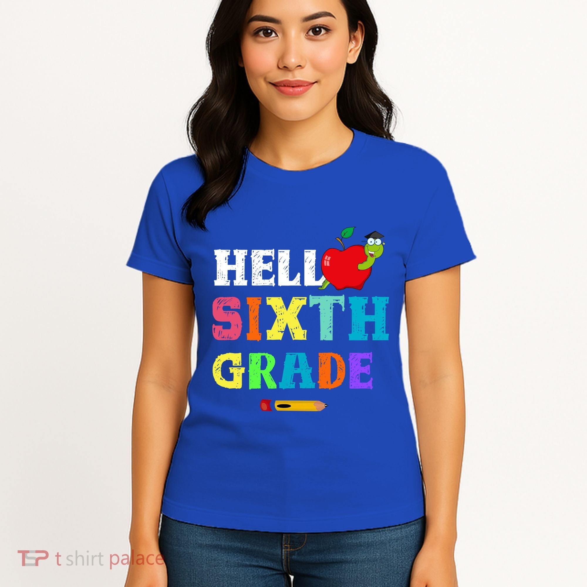 Hello 6Th Sixth Grade Cute Gift Funny 6Th Sixth Grade Back To Gift Women's T-Shirt