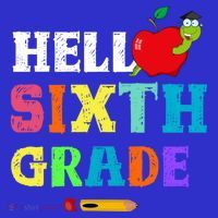 Hello 6Th Sixth Grade Cute Gift Funny 6Th Sixth Grade Back To Gift Kids Sweatshirt thumb 2
