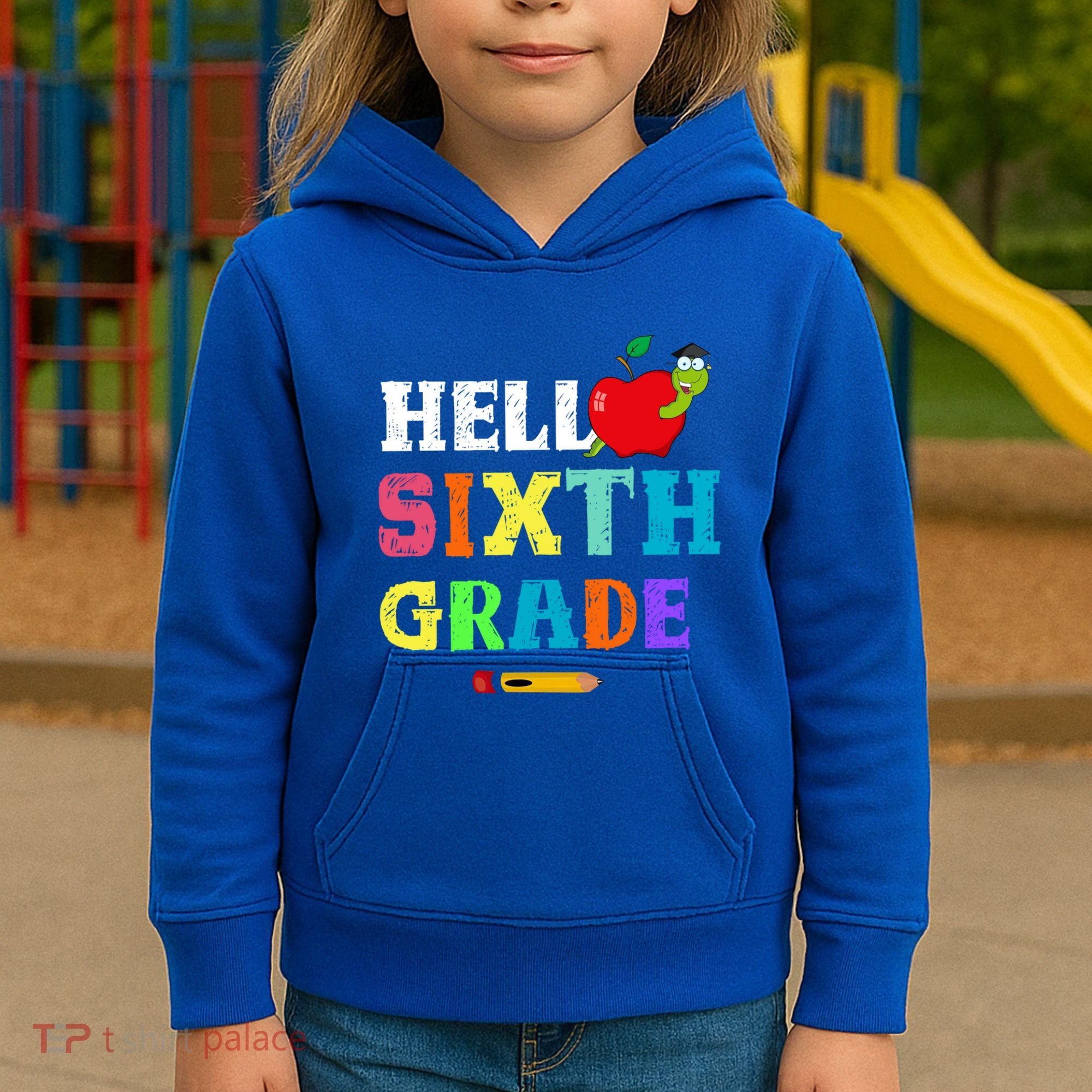 Hello 6Th Sixth Grade Cute Gift Funny 6Th Sixth Grade Back To Gift Kids Hoodie