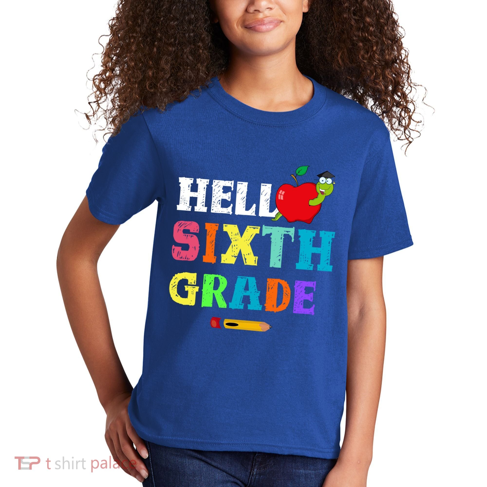 Hello 6Th Sixth Grade Cute Gift Funny 6Th Sixth Grade Back To Gift Kids T-Shirt